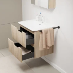 Linie Curvo badkamermeubel met Baro Curvo wastafel