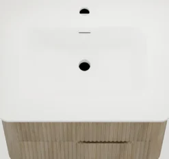 Linie Curvo badkamermeubel met Baro Curvo wastafel