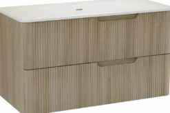 Linie Curvo badkamermeubel met Baro Curvo wastafel