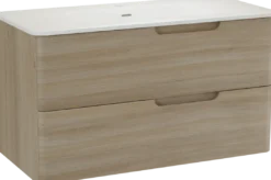 Linie Curvo badkamermeubel met Baro Curvo wastafel