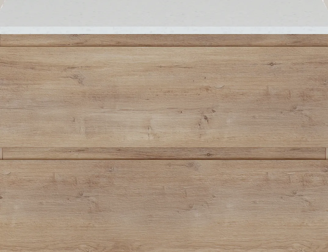 Linie Lado badkamermeubel met Lado wastafelblad voor waskom(men)