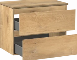 Linie Lado badkamermeubel met Lado wastafelblad voor waskom(men)