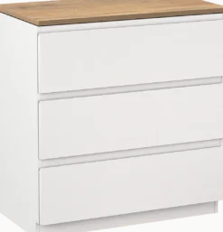 Linie Lado badkamermeubel met Lado wastafelblad voor waskom(men)