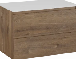 Linie Lado badkamermeubel met Lado wastafelblad voor waskom(men)