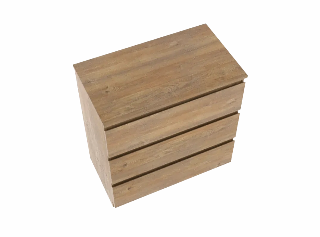 Linie Lado badkamermeubel met Lado wastafelblad voor waskom(men)