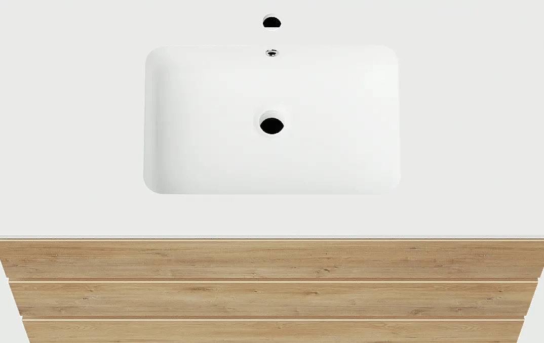 Linie Lado badkamermeubel met Vano wastafel
