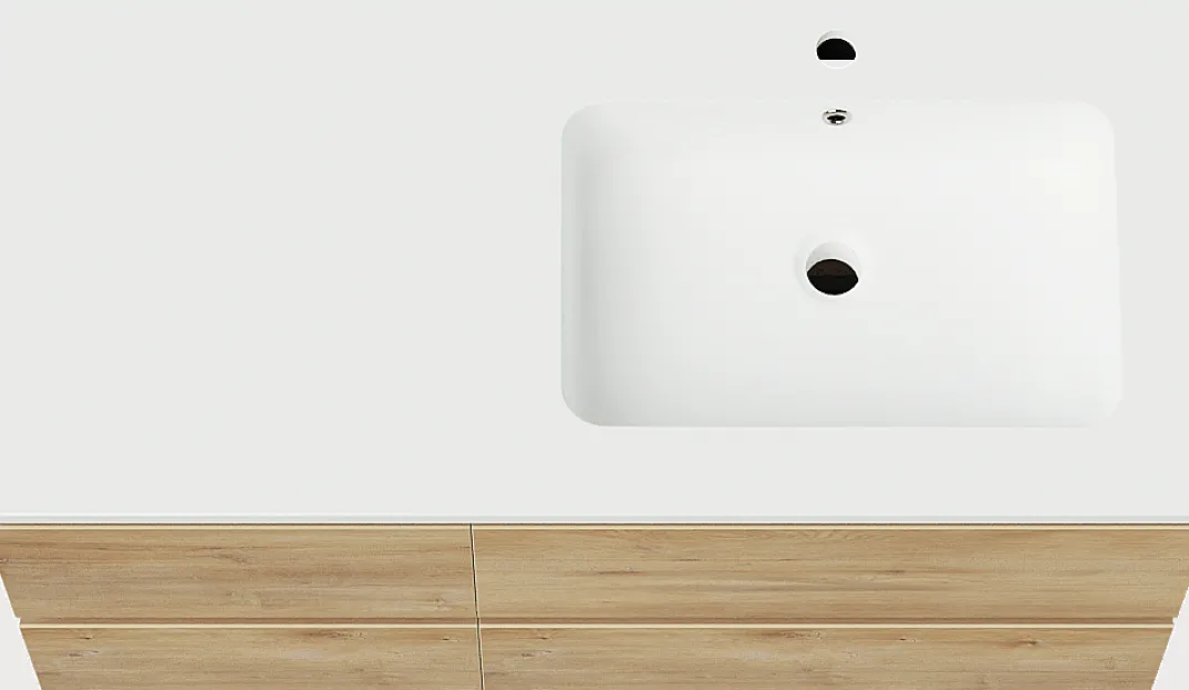 Linie Lado badkamermeubel met Vano wastafel