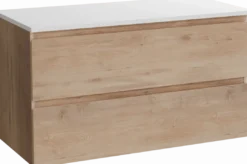 Linie Lado badkamermeubel met Lado wastafelblad voor waskom(men)