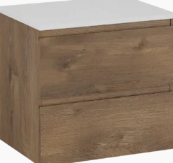Linie Lado badkamermeubel met Lado wastafelblad voor waskom(men)