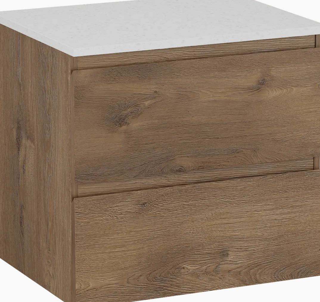 Linie Lado badkamermeubel met Lado wastafelblad voor waskom(men)