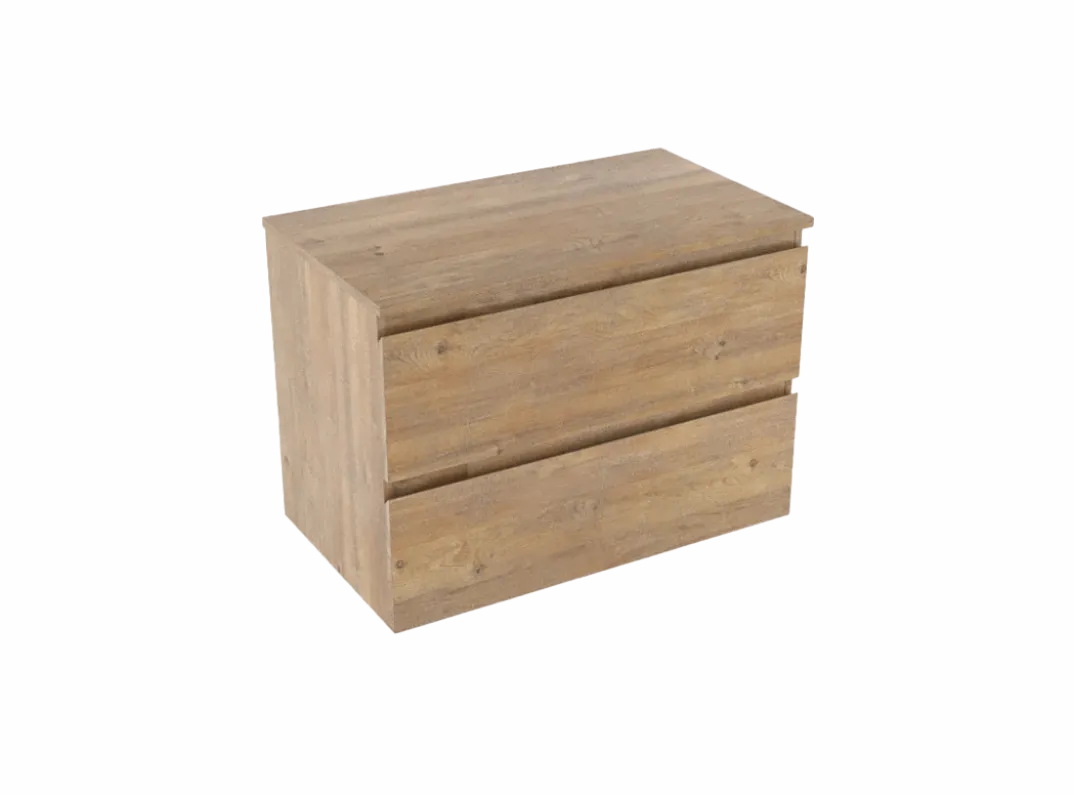 Linie Lado badkamermeubel met Lado wastafelblad voor waskom(men)