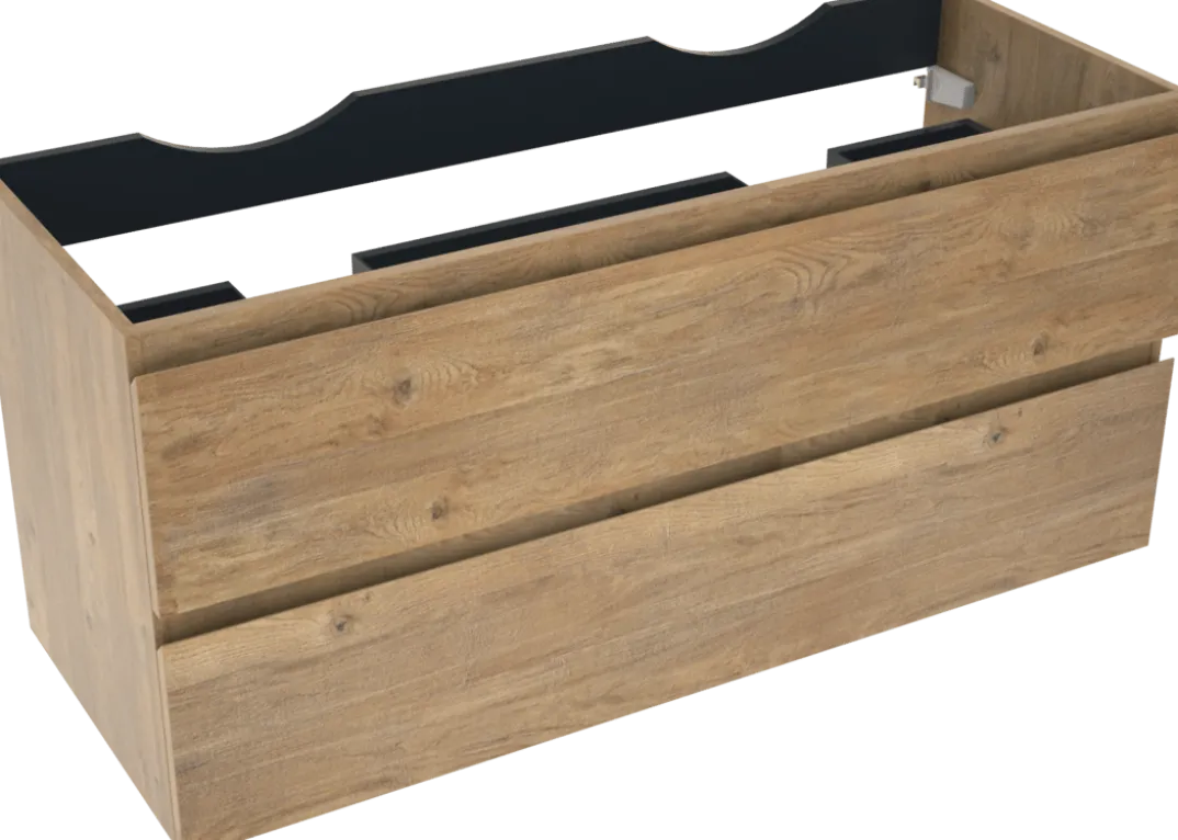 Linie Lado badkamermeubel met Lado wastafelblad voor waskom(men)