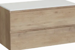 Linie Lado badkamermeubel met Lado wastafelblad voor waskom(men)
