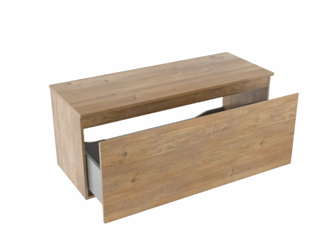 Linie Lado badkamermeubel met Lado wastafelblad voor waskom(men)