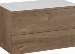 Linie Lado badkamermeubel met Lado wastafelblad voor waskom(men)