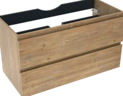 Linie Lado badkamermeubel met Lado wastafelblad voor waskom(men)