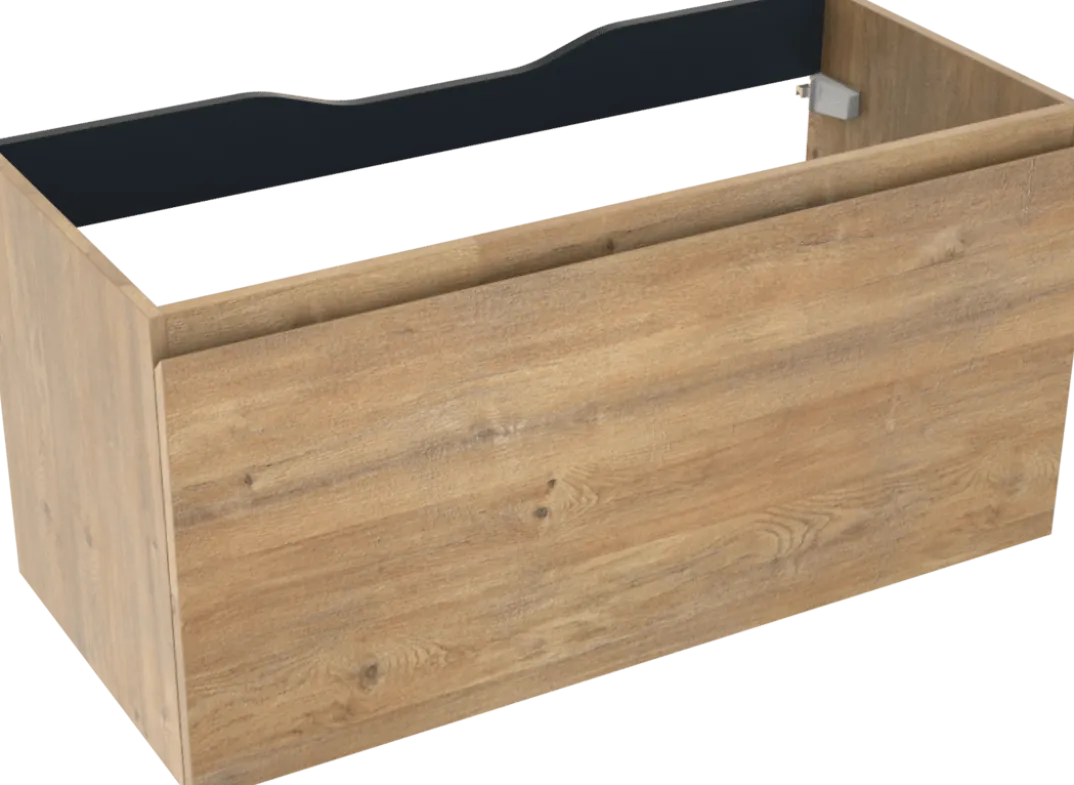 Linie Lado badkamermeubel met Lado wastafelblad voor waskom(men)