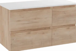 Linie Lado badkamermeubel met Lado wastafelblad voor waskom(men)