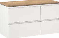 Linie Lado badkamermeubel met Lado wastafelblad voor waskom(men)