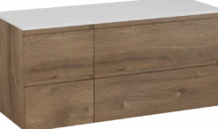 Linie Lado badkamermeubel met Lado wastafelblad voor waskom(men)