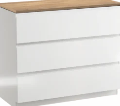 Linie Lado badkamermeubel met Lado wastafelblad voor waskom(men)