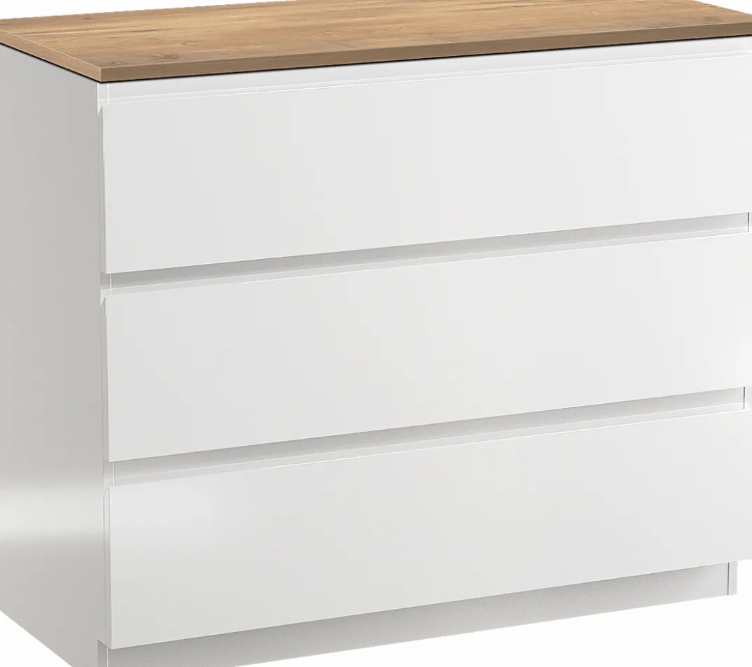 Linie Lado badkamermeubel met Lado wastafelblad voor waskom(men)