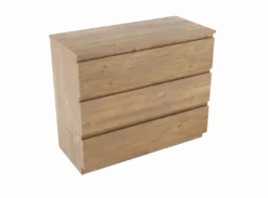 Linie Lado badkamermeubel met Lado wastafelblad voor waskom(men)