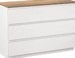 Linie Lado badkamermeubel met Lado wastafelblad voor waskom(men)