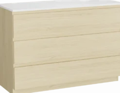 Linie Lado badkamermeubel met Lado wastafelblad voor waskom(men)
