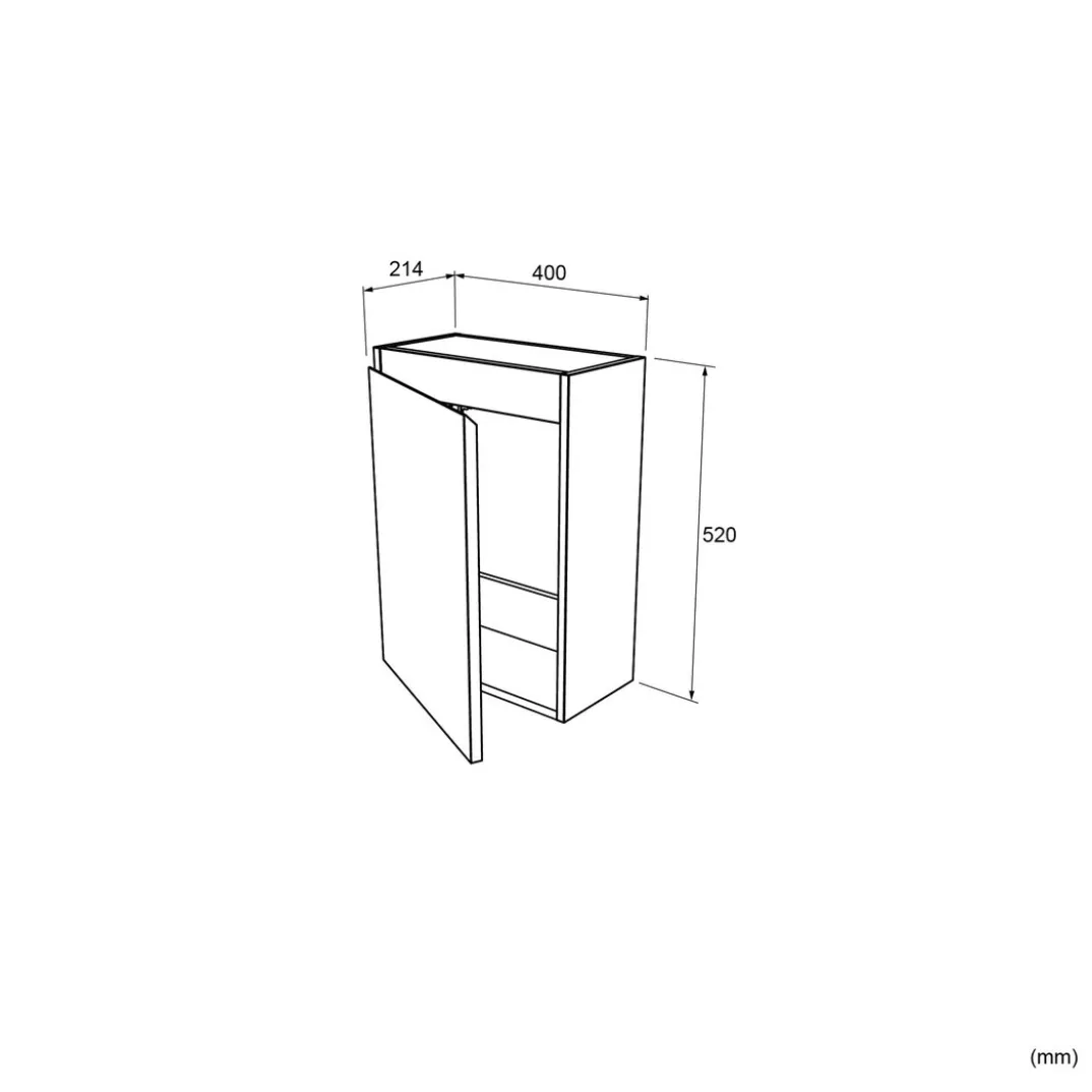 Linie Lado toiletmeubel met Vano wastafel