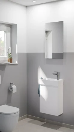 Linie Lado toiletmeubel met Vano wastafel