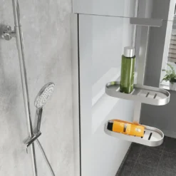 Linie Lucy shampoohouder met handdoekhaken