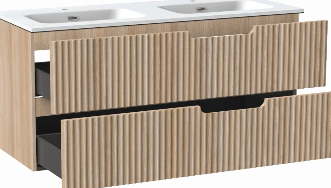 Linie Ribbo badkamermeubel met Baro wastafel