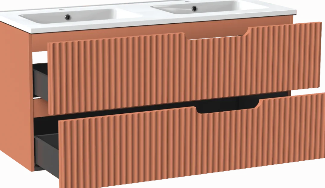 Linie Ribbo badkamermeubel met Vano wastafel