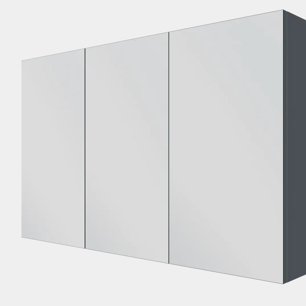 Linie Ribbo badkamermeubel met Baro wastafel en spiegelkast