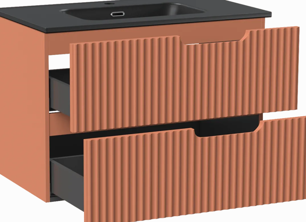 Linie Ribbo badkamermeubel met Baro wastafel