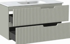 Linie Ribbo badkamermeubel met Baro wastafel