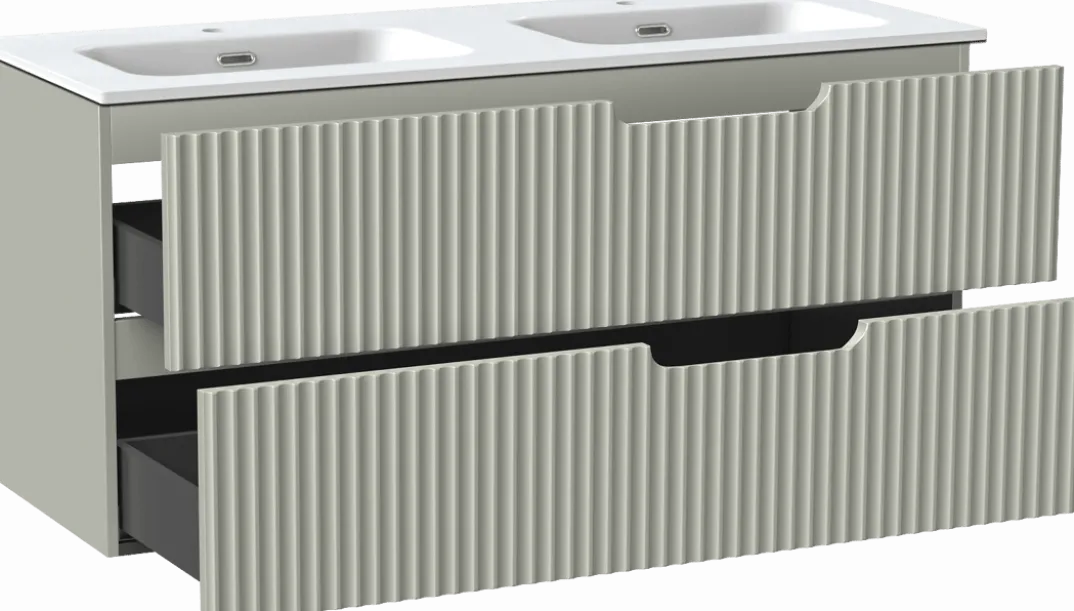 Linie Ribbo badkamermeubel met Baro wastafel