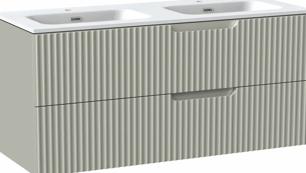 Linie Ribbo badkamermeubel met Baro wastafel