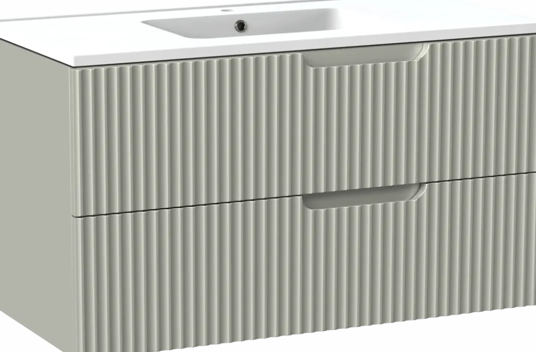 Linie Ribbo badkamermeubel met Vano wastafel