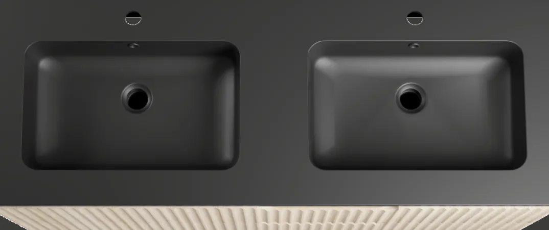 Linie Ribbo badkamermeubel met Vano wastafel
