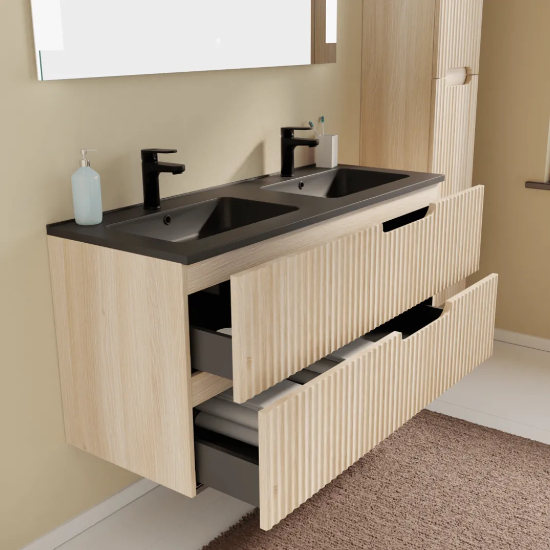 Linie Ribbo badkamermeubel met Vano wastafel