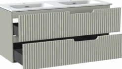 Linie Ribbo badkamermeubel met Baro wastafel