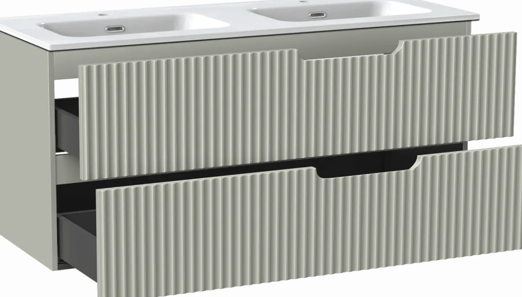 Linie Ribbo badkamermeubel met Baro wastafel