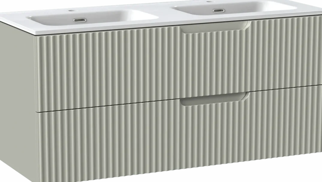 Linie Ribbo badkamermeubel met Baro wastafel