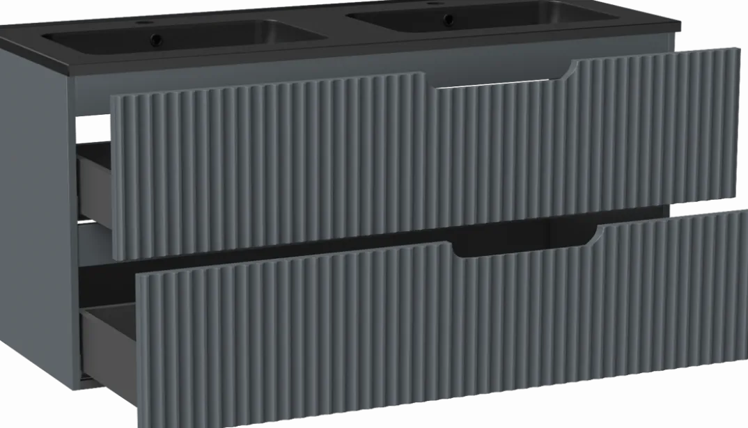 Linie Ribbo badkamermeubel met Vano wastafel