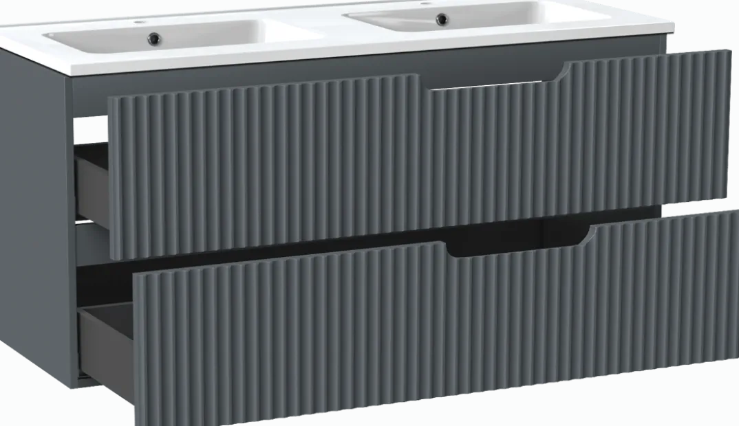 Linie Ribbo badkamermeubel met Vano wastafel