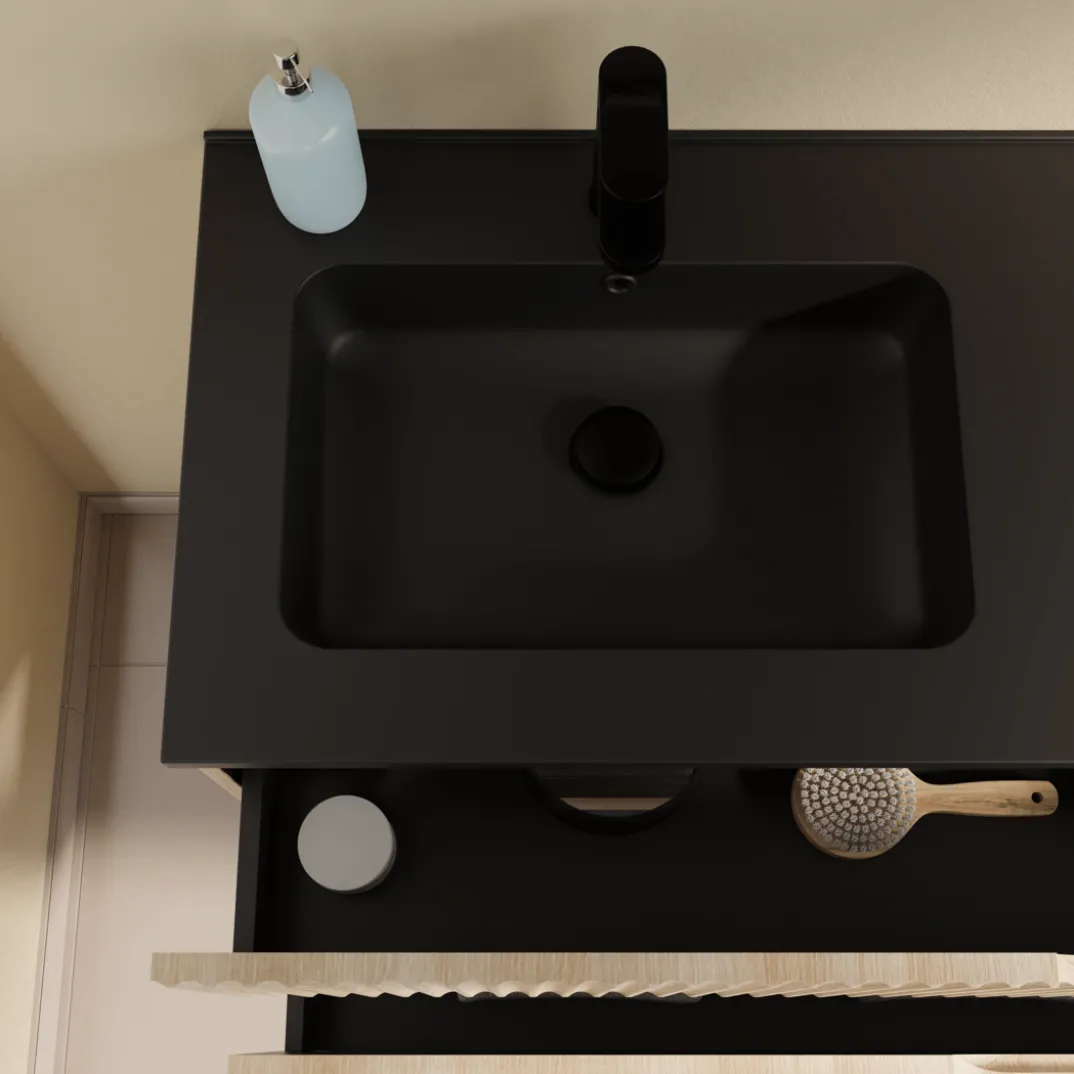 Linie Ribbo badkamermeubel met Vano wastafel