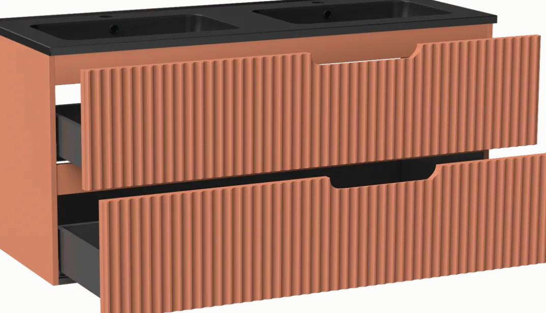 Linie Ribbo badkamermeubel met Vano wastafel