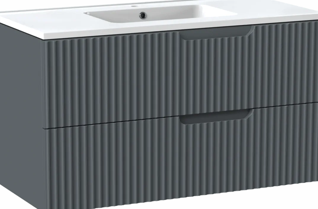 Linie Ribbo badkamermeubel met Vano wastafel